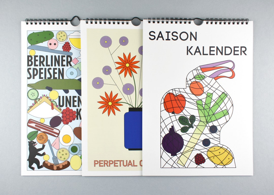 Spar-set 3 Unendliche Kalender Geburtstagskalender Berliner - Etsy