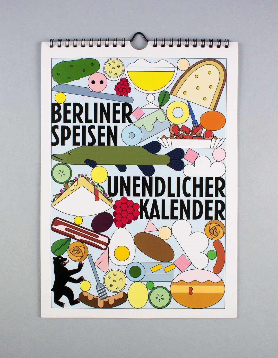 Wandkalender Berliner Speisen Unendlicher Kalender - Etsy.de