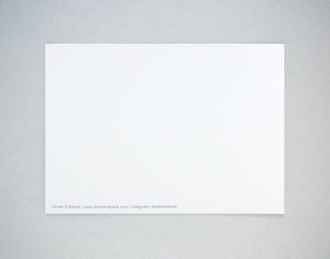 Postkarte Grußkarte Tschö mit Ö Abschied Etsy