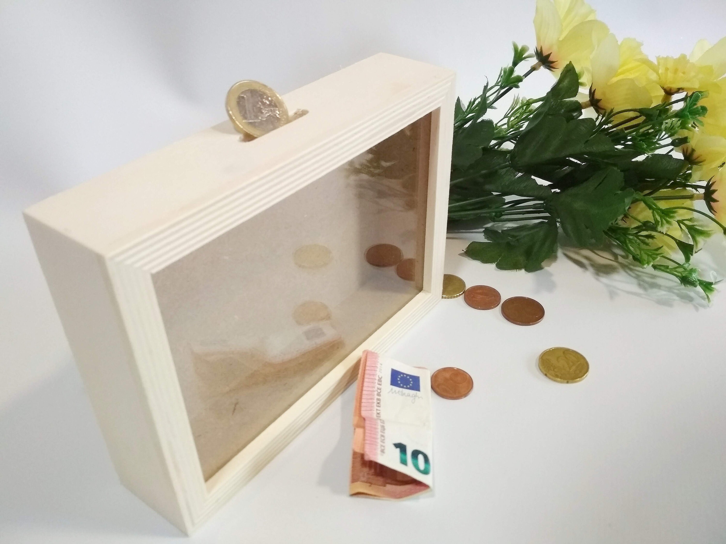 Money Box Frame 17x12cm Gift Present Cash Box Money Box Etsy UK