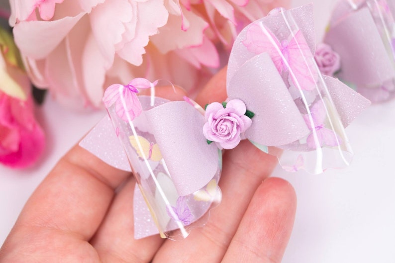clip for babies hair accessories for toddlers birthday gift hair clip for girls gift for baby girl Butterfly hair bow lilac hair clip