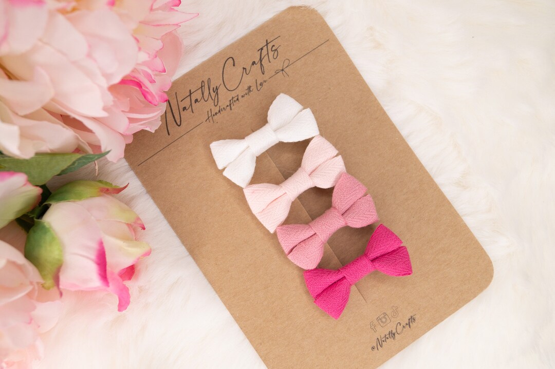 Mini Hair Clips, 21 COLOURS AVAILABLE, Tiny Hair Clips for Babies