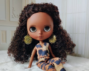 14 BJD 13 BJD SD Doll Knitted Scarf Gray Black DV5-006