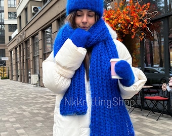 NKNIT ンニット　sleeve KNIT scarf NKNIT ンニット sleeve KNIT scarf
