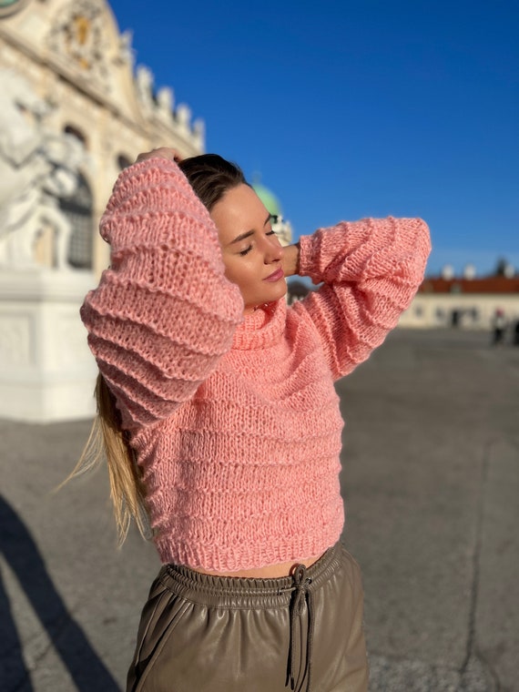 Sueter rosa pastel sales