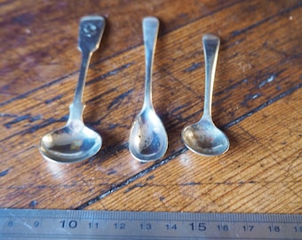 Vintage silver teaspoons