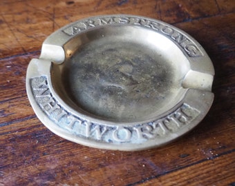 Vintage brass Armstrong Whitworth ashtray