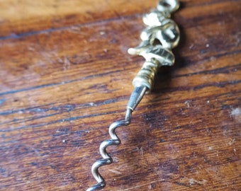 Vintage brass Dartmoor Pixie corkscrew