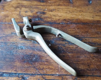 Vintage brass extraction pliers