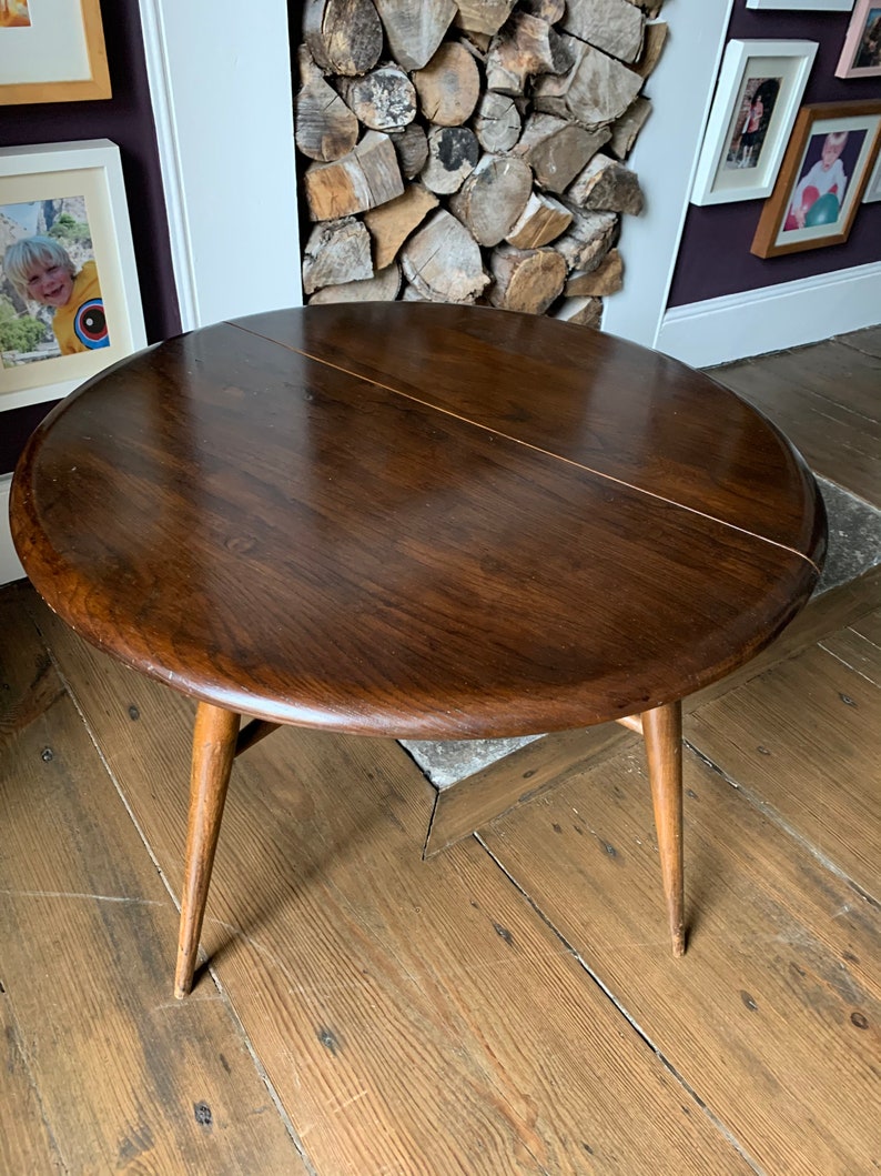 Ercol 308 Folding Occasional Table Etsy UK