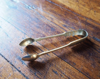 Vintage silver plate sugar tongs