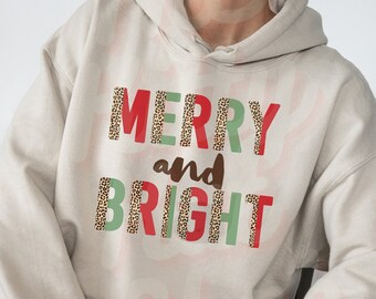MERRY AND BRIGHT Png Digital download Christmas png files sublimation