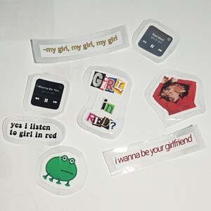 I Wanna Be Your Girlfriend Girl In Red Qr Code Sticker Etsy I Wanna Be Your Girlfriend Girl In Red Qr Code Sticker Etsy