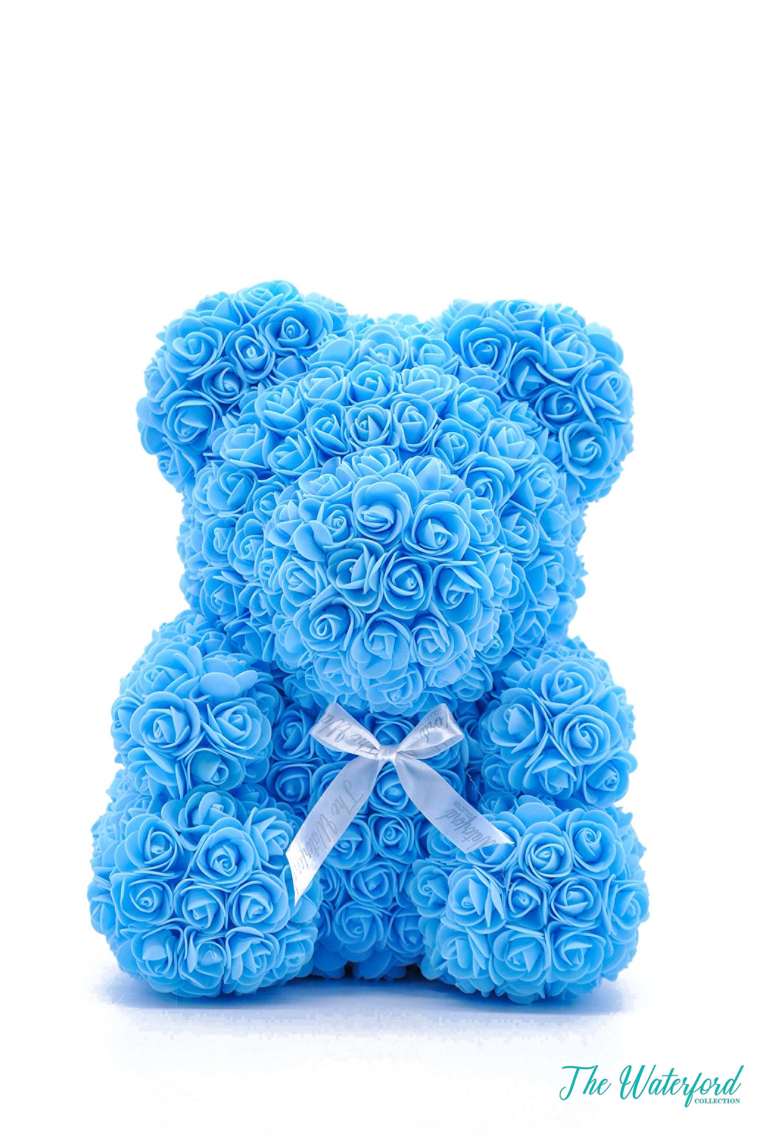 Sky Blue Rose Bear with Gift Box Etsy