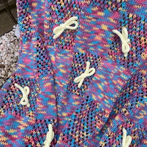 KNITTING PATTERN Candy Baby blanket PDF instant download