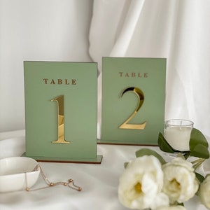 Numéro de table de mariage en bois - Décoration de table de mariage, Mariage champêtre rustique, Plaque de table personnalisée, Mariage champêtre rustique, Plaque de table personnalisée