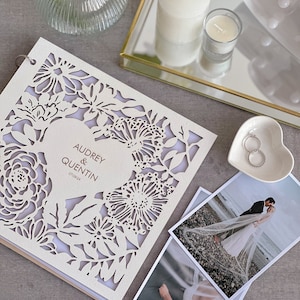 Wedding Guest Book,Polaroid Instax Guest Book, Wooden Wedding Guest Book, Personalized guest book, Photo Album, Wedding Gift.