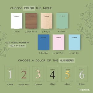 Wooden Wedding Table Number - Wedding Table Decor, Rustic Country Wedding, Custom Table Sign, Rustic Country Wedding, Custom Table Sign image 9