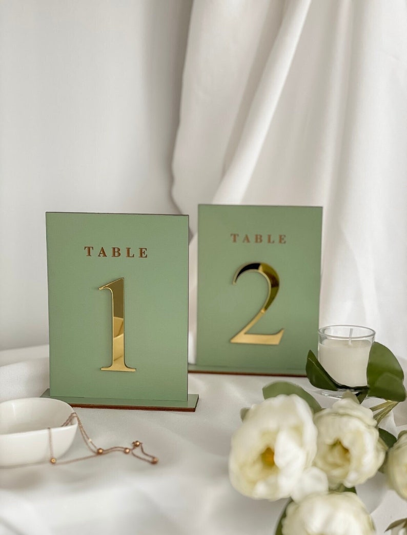 Wooden Wedding Table Number - Wedding Table Decor, Rustic Country Wedding, Custom Table Sign, Rustic Country Wedding, Custom Table Sign image 1
