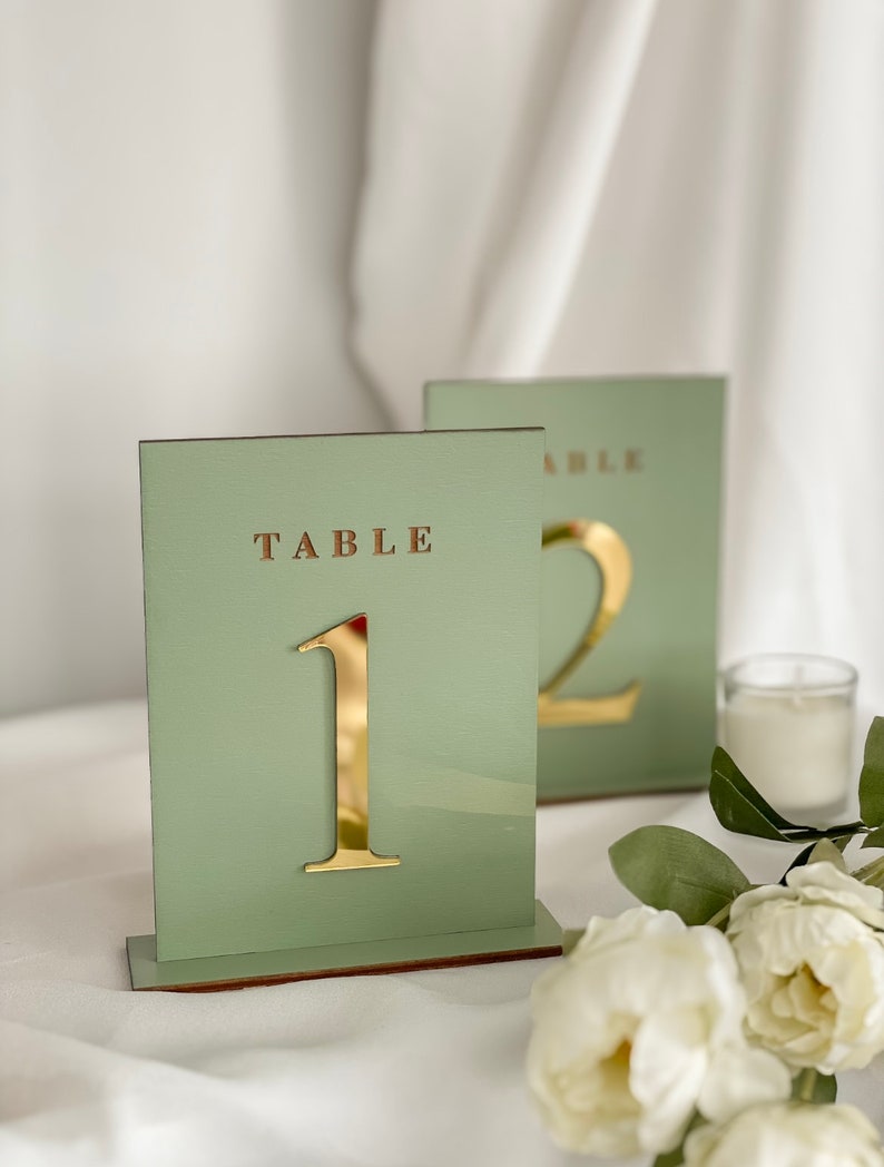 Wooden Wedding Table Number - Wedding Table Decor, Rustic Country Wedding, Custom Table Sign, Rustic Country Wedding, Custom Table Sign image 2