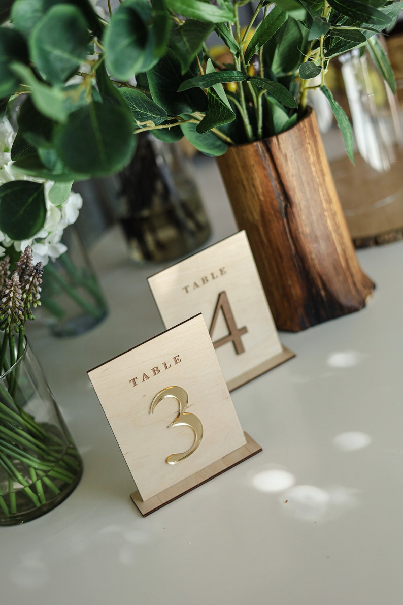 Wooden Wedding Table Number Wedding Table Decor, Rustic Country Wedding, Custom Table Sign, Rustic Country Wedding, Custom Table Sign image 9