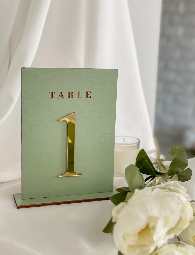 Wooden Wedding Table Number - Wedding Table Decor, Rustic Country Wedding, Custom Table Sign, Rustic Country Wedding, Custom Table Sign image 3