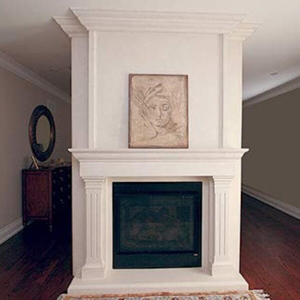 Cast Stone Fireplace Surround Etsy