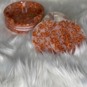 Coaster Set/ Coasters/ Custom Coasters w/ Holder