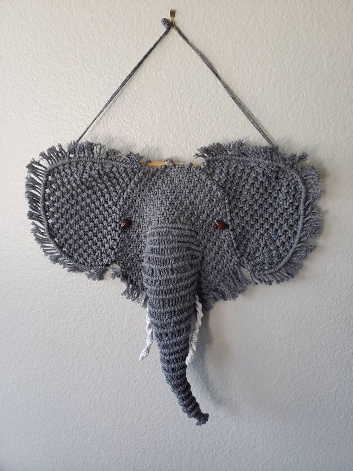 Macrame elephant Etsy