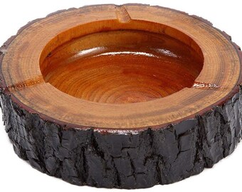 Ashtray African figure Folk art ashtray Vintage wooden ashtray Handmade wooden ashtray Smoking accessories