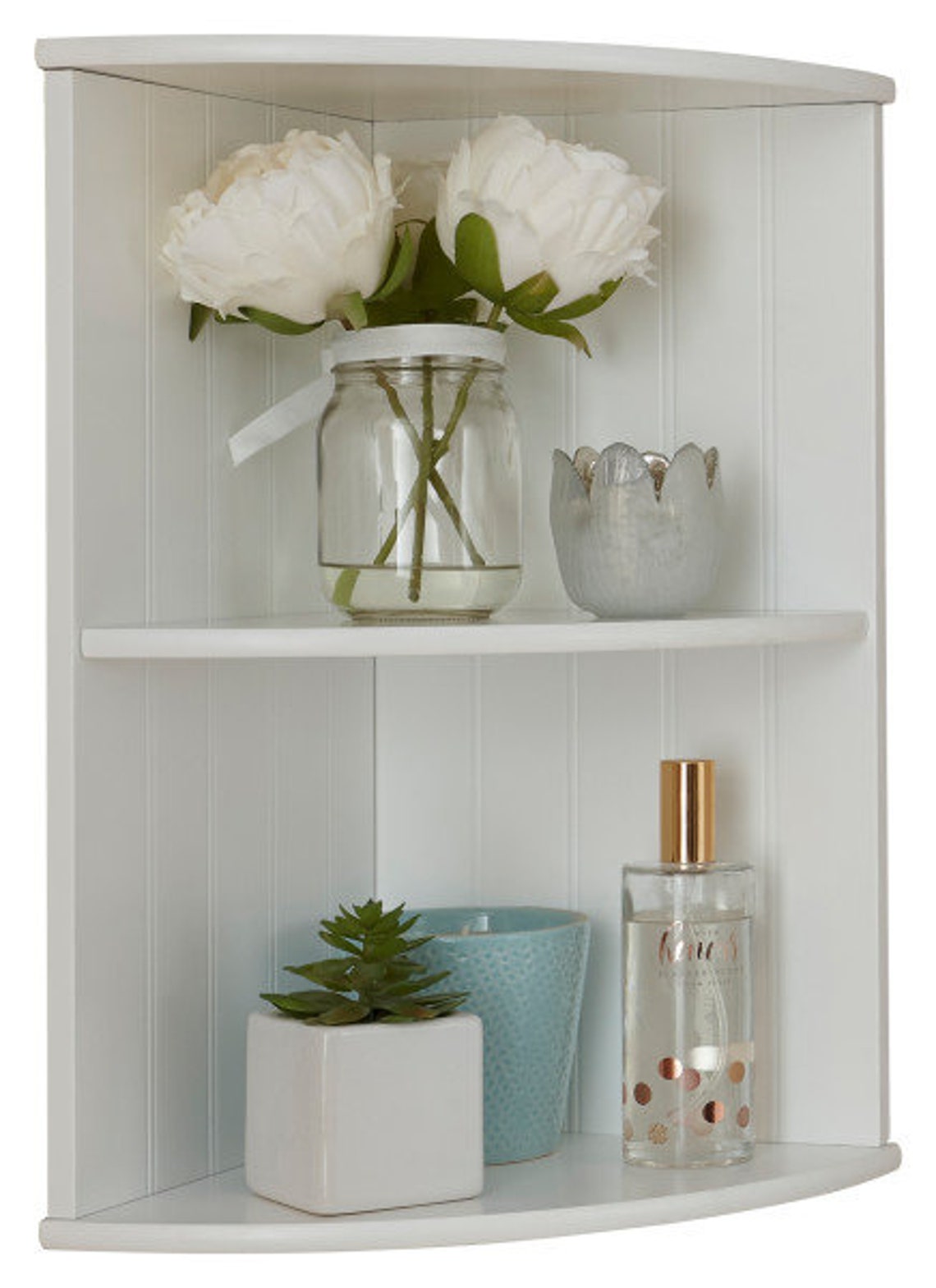 Corner Wall Shelf Unit Tongue and Groove Effect Style Shelving Etsy