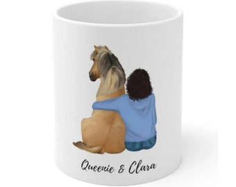 Personalised Women's Horse Mug - Perfect as a gift for horse lovers | Horse Mug | Mug with Horse