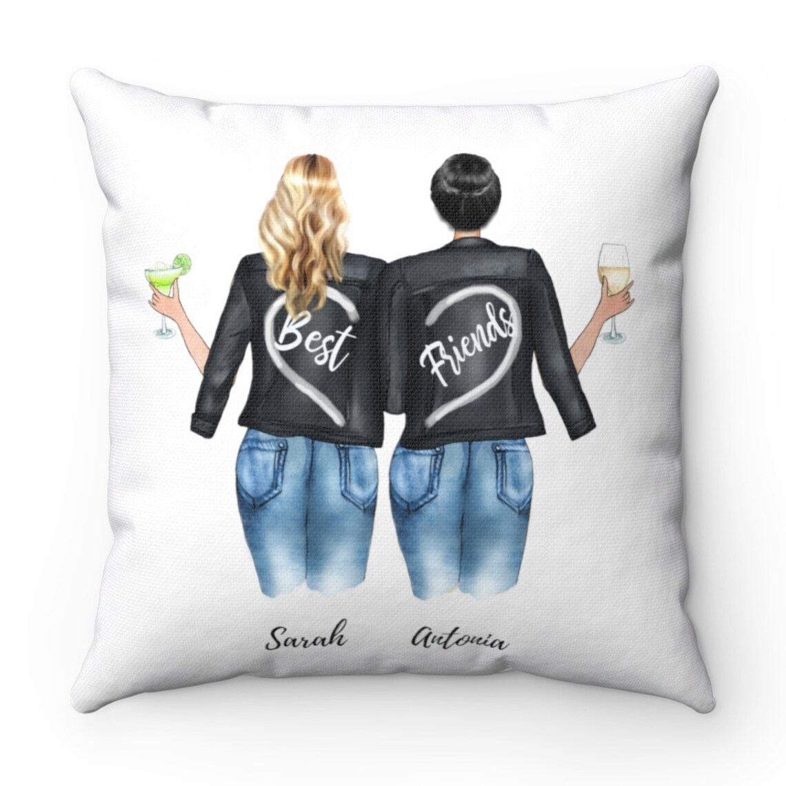 Personalized Girlfriends Pillow / Gift Best Friend / Gift Etsy UK