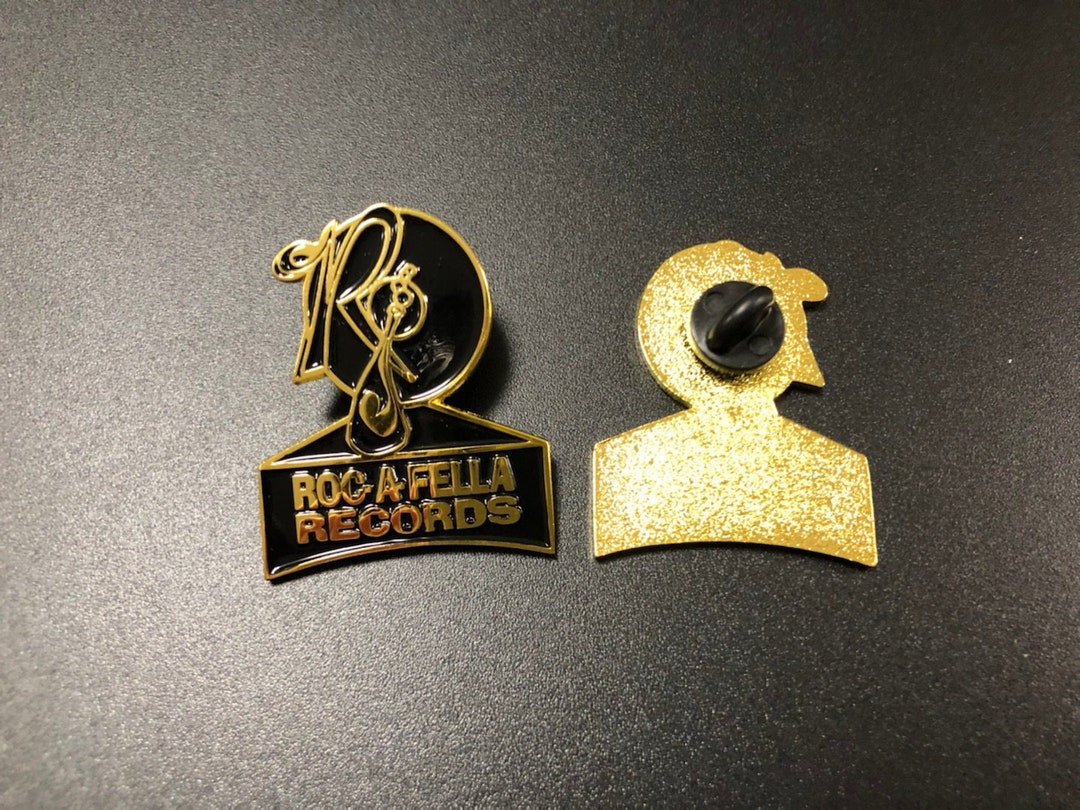 Rocafella Records Pin Enamel Lapel Hip Hop Record Label Etsy