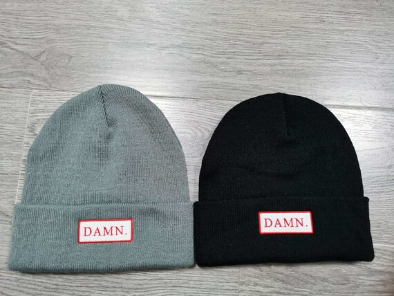 Kendrick Lamar Damn. Embroidered Beanie 