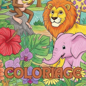 20 Coloriages pour enfant à imprimer - Thème des Animaux