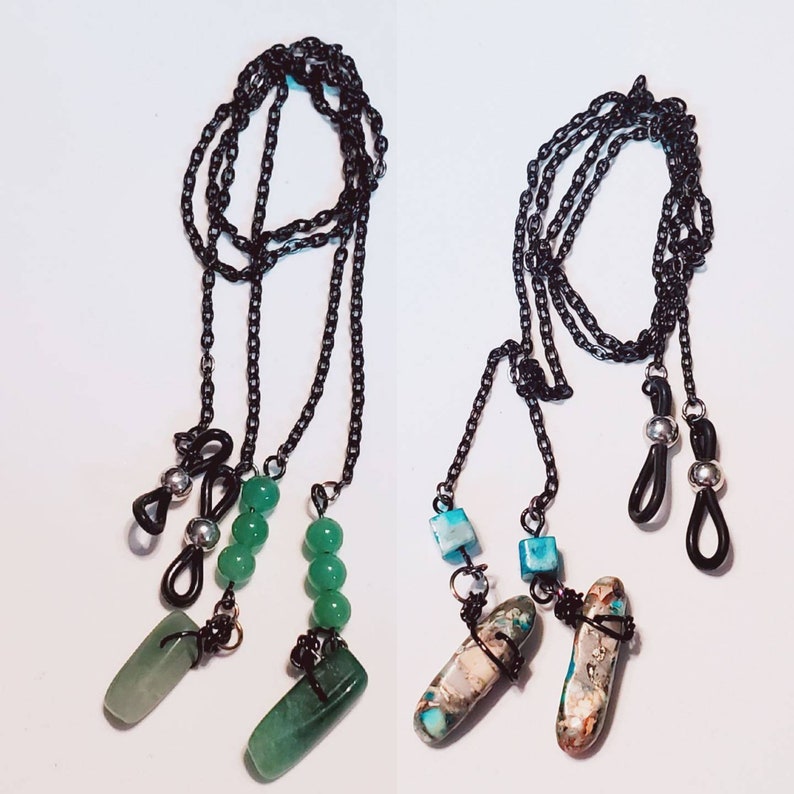 Crystal Chains for Glasses or Sunglasses Armless or Attached Etsy