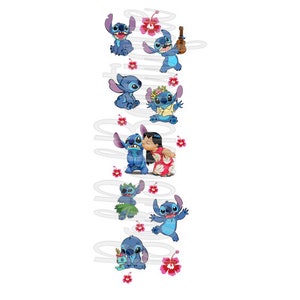 Lilo et Stitch inspiré stylo wrap téléchargement numérique fichier png pour stylos inkjoy paillettes époxy