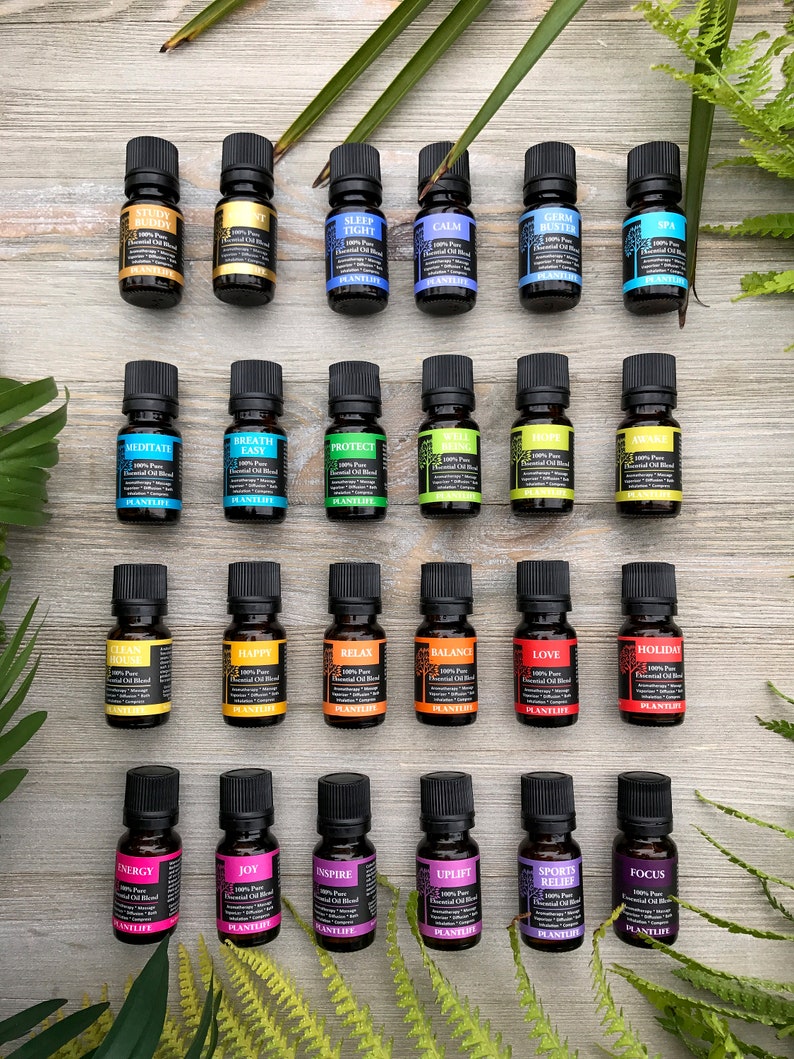 100% Pure Essential Oil Blends 10ml - Therapeutic Grade for ...