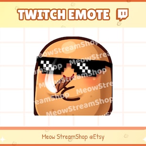 Twitch Emote / Cute Potato GG, EZ, cool, smoke Emotes / Kawaii Potat Potatoes Spud Yam Discord Youtube Sub Emoji