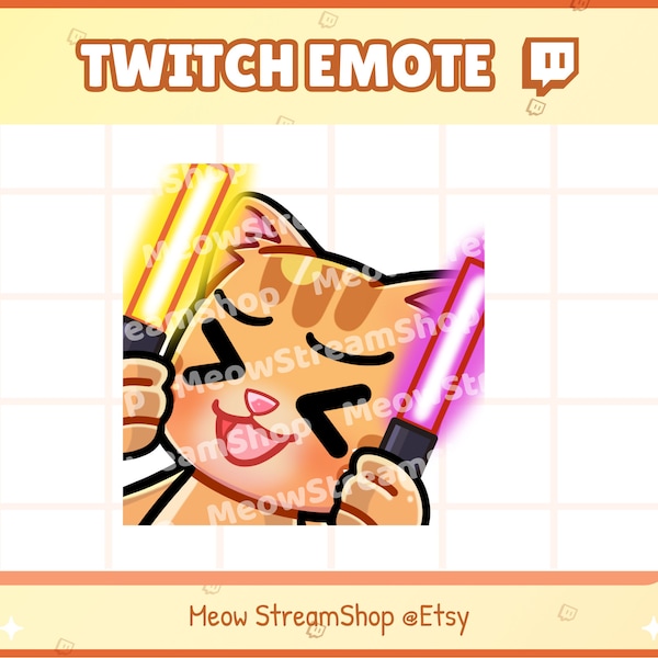 Lightstick Emote Cheer Etsy Ireland