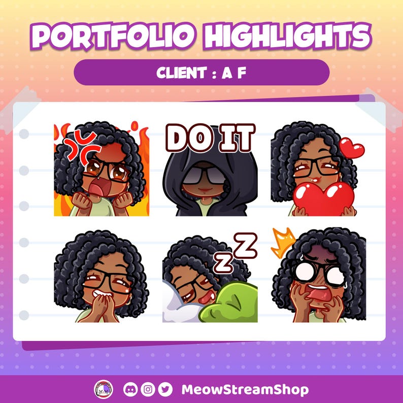 10x Custom Premium Twitch Emotes / Twitch Emoji for Streamer/youtube ...