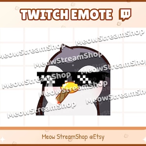 Twitch エモート / かわいいペンギン クール、GG、EZ / ストリーマー向けかわいいペンギン エモート / Discord