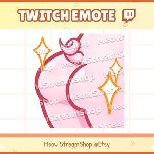 Twitch Emote / Lindo cerdo Botín Emotes / Lindo rosa Piggy Sub Emoji