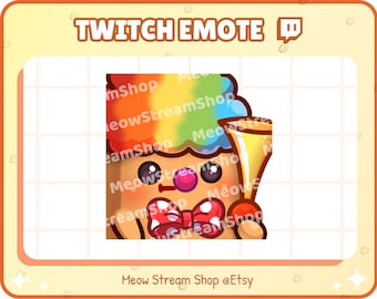 Twitch Emote / Lindo payaso de papa, gestos divertidos y tontos / Kawaii Potat Potatoes Spud Yam Discord Youtube Sub Emoji