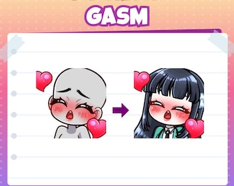 YCH Animated Emotes: Gasm for Twitch, Discord, YouTube
