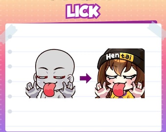 YCH Animated Emotes: Lick for Twitch, Discord, YouTube