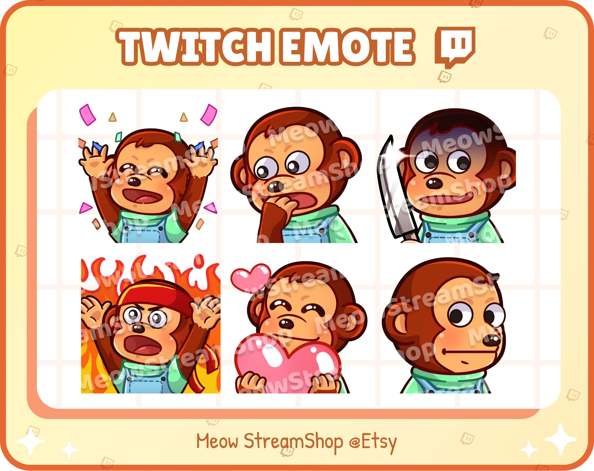 Twitch Emote / Cute Raccoon Awkward Look Panic Meme Sus 