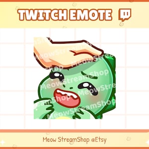 Twitch Emote / Cute Dino pat, happy, head pat Emotes / kawaii dinosaur t-rex trex tyrannosaurus rex animal Sub Emoji