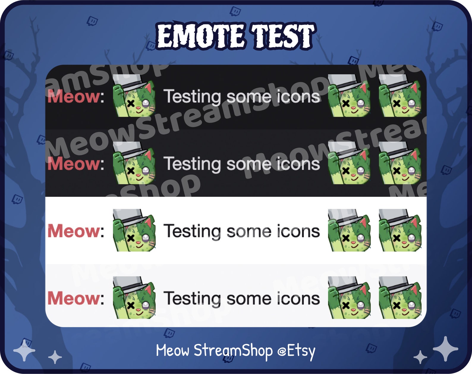 Twitch Emote Cute Zombie Cat Mlady M lady Respect Etsy twitch-emote-cute-zombie-cat-mlady-m-lady-respect-etsy